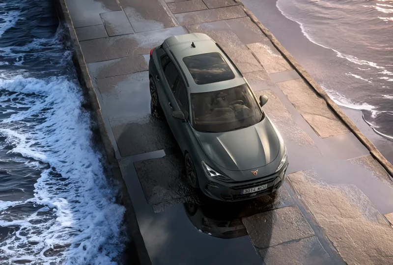 CUPRA Terramar 1.5 TSI mHEV DSG – a jövő SUV-ja, CUPRA stílusban A CUPRA Terramar 1.5 TSI mHEV DSG a sportosság, az innováció és a környezettudatosság tökéletes egyensúlyát kínálja. Ez a kompakt, mégis karakteres SUV nemcsak a CUPRA érzelmekkel teli formanyelvét hordozza, hanem a mild hybrid technológiának (mHEV) köszönhetően gazdaságosabb és dinamikusabb vezetési élményt is nyújt. Erő és hatékonyság – új szintre emelve A 1.5 TSI mHEV motor intelligensen ötvözi a turbós benzines erőt a mild hybrid rendszerrel, amely extra hatékonyságot és simább működést biztosít. A DSG automata váltó pedig gyors és finom váltásokkal teszi még élvezetesebbé a vezetést. Merész CUPRA design Azonnal felismerhető CUPRA vonalak, atletikus kiállás és jellegzetes réz részletek teszik a Terramart egyedivé. Ez az SUV egyszerre sugároz erőt és eleganciát – mindenhol magára vonzza a tekinteteket. SUV kényelem, CUPRA élmény A magas üléspozíció, a tágas beltér és a modern digitális megoldások a mindennapokat kényelmesebbé teszik. A legújabb biztonsági és vezetéstámogató rendszerek pedig gondoskodnak arról, hogy minden utazás nyugodt és élvezetes legyen. CUPRA Terramar 1.5 TSI mHEV DSG – SUV, amelyben a szenvedély és az innováció találkozik.